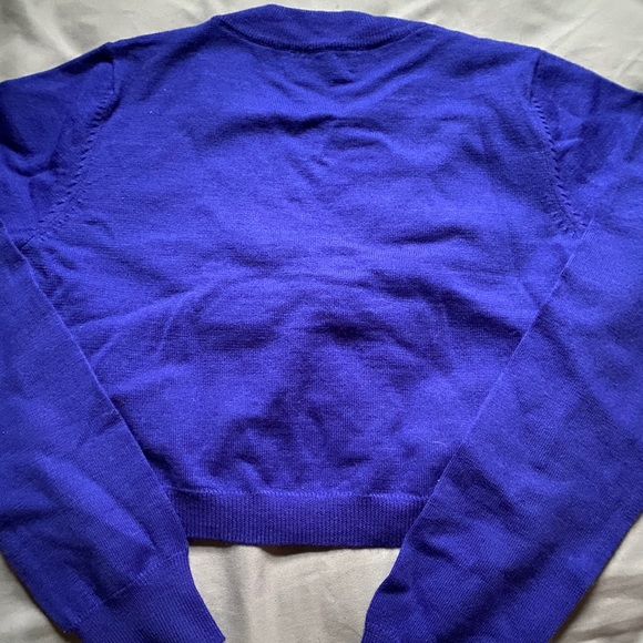 Red Label Cropped Cardigan - Picture 4 of 5